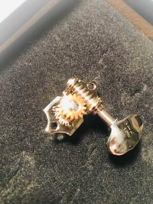 Waverly  Nickel Guitar Tuners with Butterbean Knobs 2018 Nickel image 1