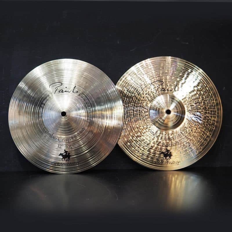 PAiSTe USED ​​Signature The Paiste Line Combo Crisp HiHat ''Rhythmatist'' pair [Top:940g/Bottom:1120g] image 1