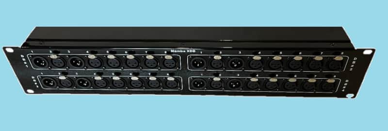 Mamba 32 CH XLR to Sony Panasonic CCU DB25 Break Out Patch Panel 2RU image 1