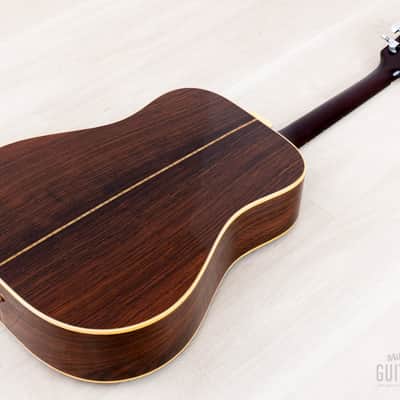 1976 Guild D-50 Bluegrass Special Vintage Dreadnought Acoustic Guitar Sunburst w/ Case, USA Westerly image 18