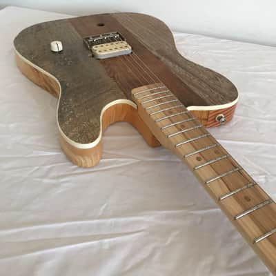 Electric Guitar - Reclaimed Wood Body - T-Style - Trio 061 image 6