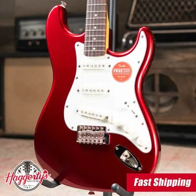 Squier Classic Vibe '60s Stratocaster Electric Guitar - Candy Apple Red image 1
