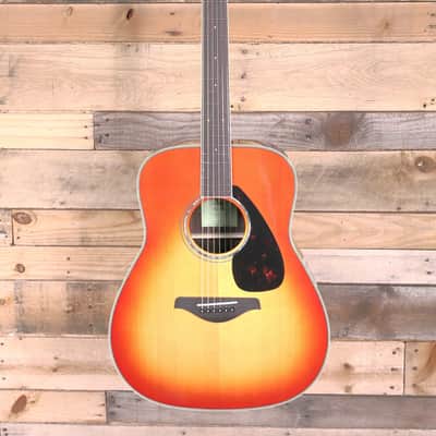 Yamaha FG830 Acoustic Guitar Autumn Burst image 4