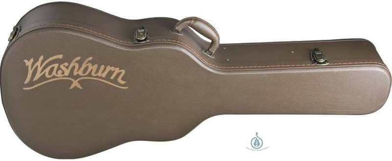 Washburn GCMJDLX Mini Jumbo Acoustic Guitar Deluxe Hard Case, Authorized Dealer image 1