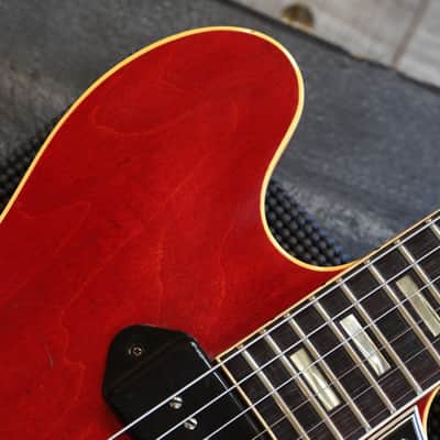 Vintage! 1963 Gibson ES-330 Semi-Hollow Electric Guitar Cherry Red + OHSC image 3