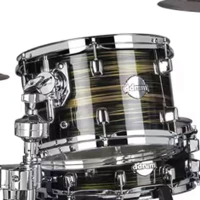 DDRUM Dominion Birch 7x8 Brushed Olive Metallic Wrap Rack Tom  DM B TT 7x8 BOM NEW image 2