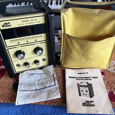 JMF Engineering DT-70 Musical Instrument Tuner 1970s image 7