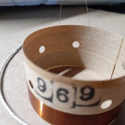 CELESTION VOICE COIL 1.75" I.D. 8 OHM NOMEX PAPER FORMER TONALITY MONSTERS VC45N8 INCLUDES LITZ WIRE image 1