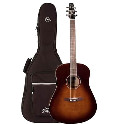 Seagull S6 Original Burnt Umber QIT with Gig Bag (41831) | Reverb