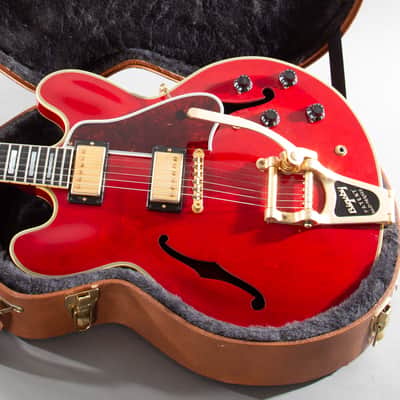 2016 Gibson Memphis ES-355 Bigsby VOS Antique Cherry w/ OHSC & COA image 1