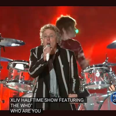 Zak Starkey's The WHO Zildjian Custom "RAF Target" Logo 22" Cymbal from Super Bowl 2010 Halftime Show. Signed by The WHO!! image 5