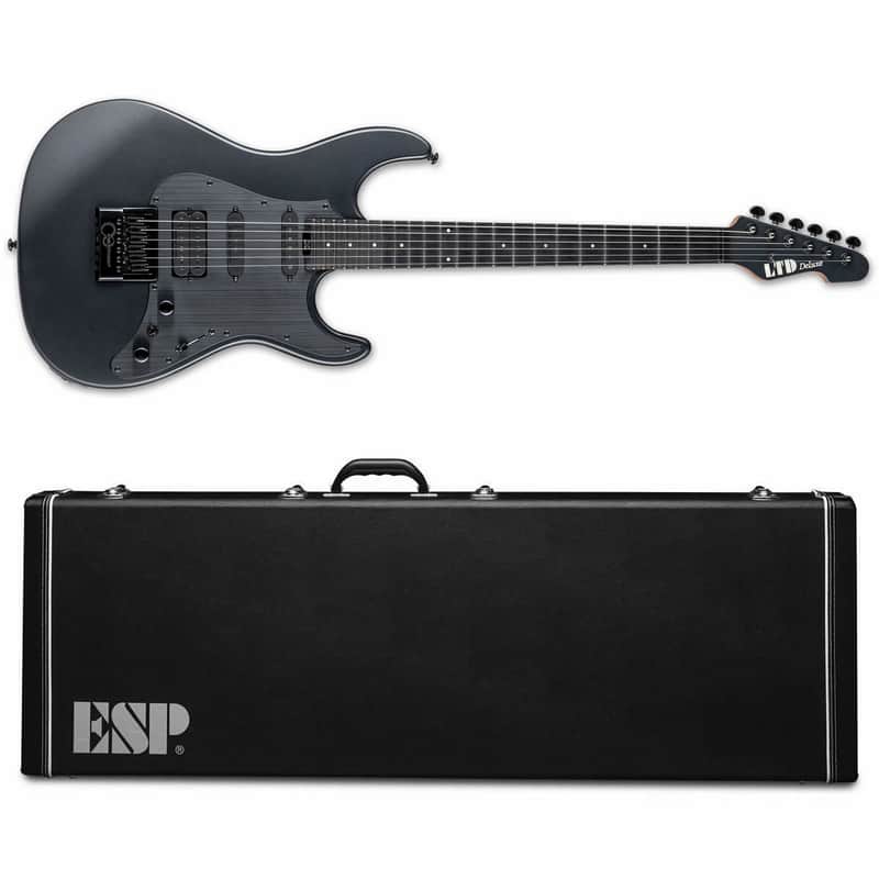 ESP LTD SN-1000 EVERTUNE ET Charcoal Metallic Satin CHMS Electric Guitar - Brand New + ESP Hard Case image 1