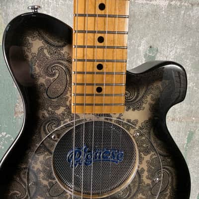 Pignose PGG-200PL Legendary Travel Guitar / Amp Combo - Black Paisley #0683 image 4