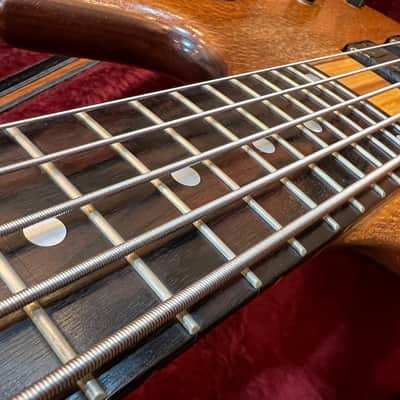 1990 Ken Smith BT5 Lacewood Walnut Mahogany 5 String Bass image 7