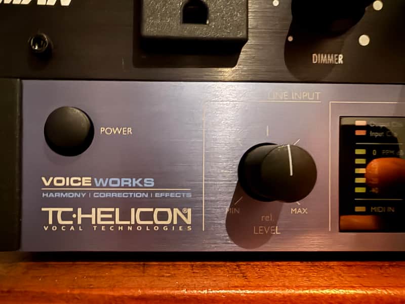 TC Helicon VoiceWorks Plus Vocal Harmonizer / Multi-Effect 2010s - Blue image 1