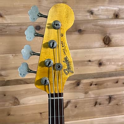 Fender Custom Shop 1961 Heavy Relic Jazz Bass - 3 Color Sunburst image 3