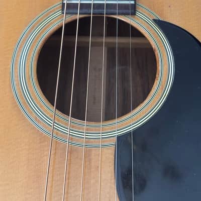 Vintage Jumbo by Tahara – New Yorker / Parlor Folk Guitar – Japanese Workshop – Original Case image 5