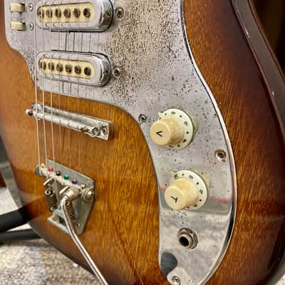 1960's Teisco/Guyatone? Japanese-made 4 Pickup Electric Guitar image 11