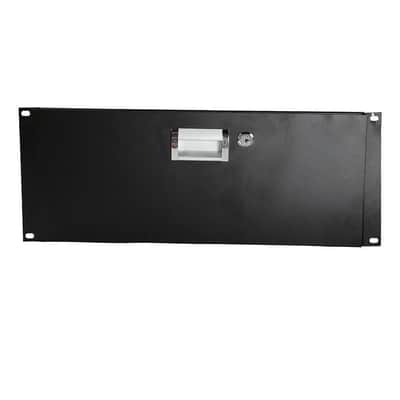 4U Professional Rack Case 19" Steel Plate DJ Drawer Equipment Cabinet with Key image 3