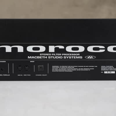 Macbeth Moroco Stereo Filter Processor #58702 image 8