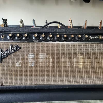 Fender Concert 2-Channel 60-Watt Tube Amp Head (Rivera Era) 1982-1984 + Marshall ORI412A 4x12" Cabinet image 2