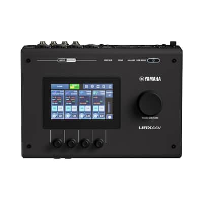 Yamaha URX44V Production Audio/Video Interface w/ Touch Screen & Built-In Effects - Black image 2