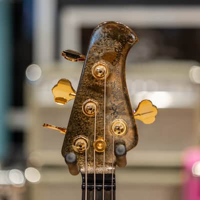 Ernie Ball Music Man 50th Anniversary StingRay 4 Special - Molten Gold image 5