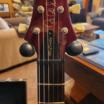 2000 PRS McCarty Tobacco Sunburst Flame Top Moon Inlays OHSC Ted McCarty Era image 6