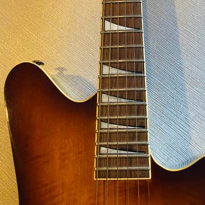 Charvel 325 SLX Surfcaster Acoustic/Electric 1992 - Tobacco Burst image 5