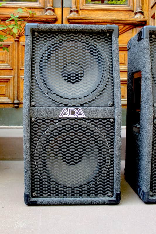 ADA  split stack ギター キャビネット ADA Split-Stack 2x12 Slant Speaker Cabinet 90s Grey | Reverb