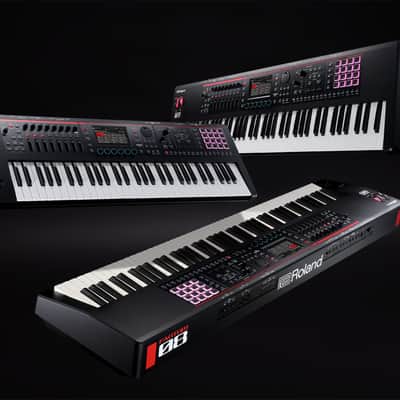 Roland FANTOM-08 88-Key Workstation Synthesizer Keyboard - Black image 5