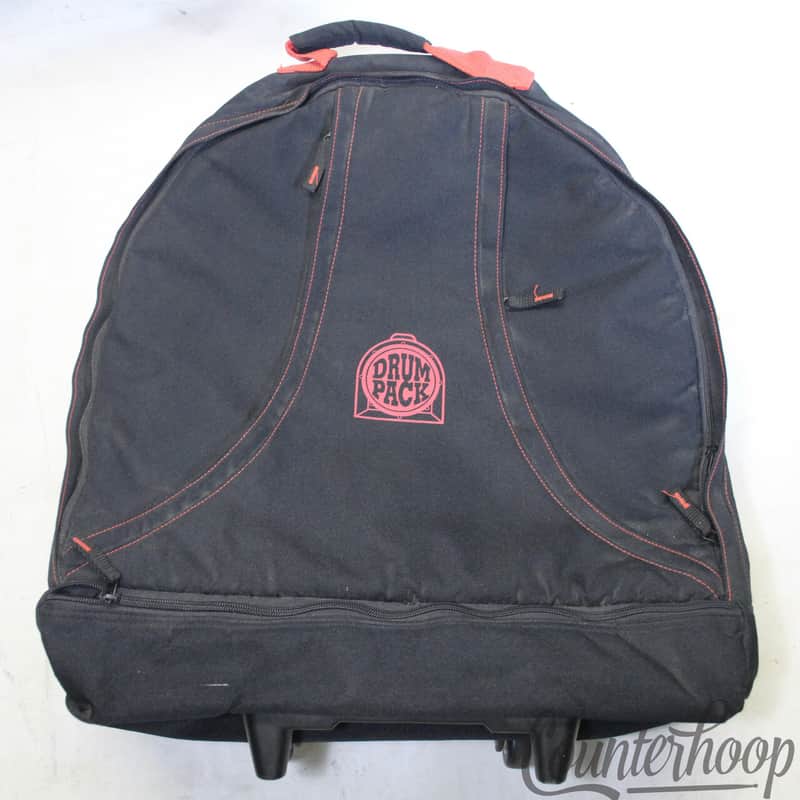 Drum Pack Snare Drum 14" x 5" Soft Case Backpack w/ Wheels + Extendable Handle image 1