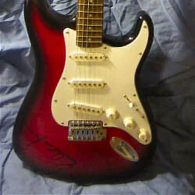 Fender Starcaster, Ruby Burst, Signed by Paul McCartney image 1
