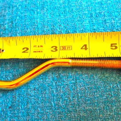LP Gold Bongo Lug Tension Rod J-Hook with Nut - USED image 5