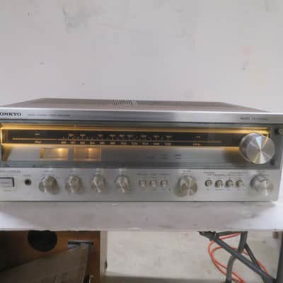 Onkyo TX-2500 MKii Stereo Receiver late 1970's - silver faceplate image 1