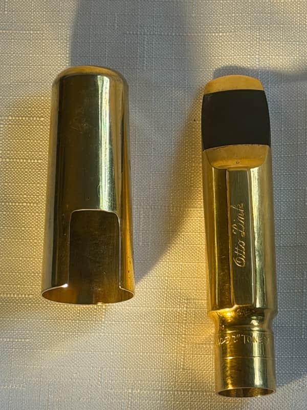 Otto Link "Super Tone Master" Otto Link Super Tone Master Tenor Saxophone 7* Mouthpiece 1960s - 1990s - Gold Bell Metal image 1