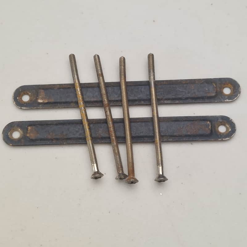 1960's Fender Amplifier Chassis Straps and Screws (M-341) image 1