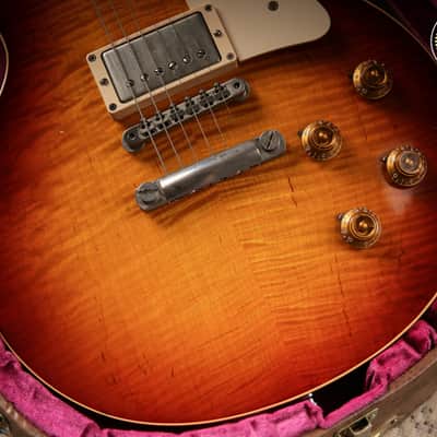 2022 Gibson Custom Shop 59' R9 Les Paul Standard VOS Royal Tea Burst image 7