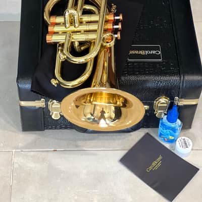 CarolBrass Pocket Flugelhorn / Taylor Phat Puppy 2024 - Polished / Lacquered image 3