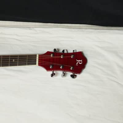 B.C. RICH BC3 acoustic electric GUITAR new Trans Red w/ CASE - Fishman image 5