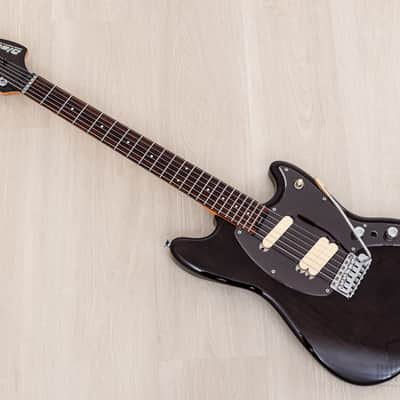 1991 Levinson Blade MG-2 Offset Electric Guitar Trans Black w/ Active EQ/Boost, Japan image 12