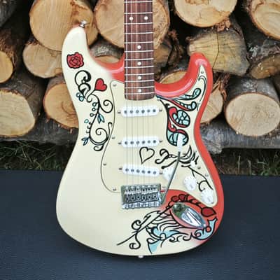 Fender Jimi Hendrix Artist Series Signature Monterey Stratocaster 2017 - 2018 - Monterey Graphic image 3