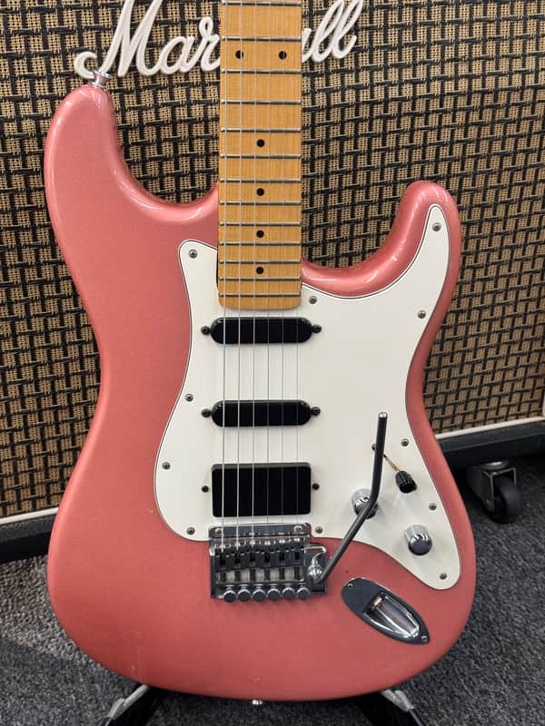 Schecter Super Strat HSS 1986 - Pink image 1