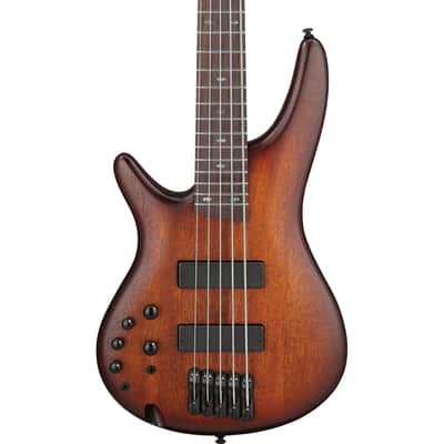 Ibanez SR505A SR Standard Left Handed 5-String Electric Bass - Mahogany Brown Burst image 1
