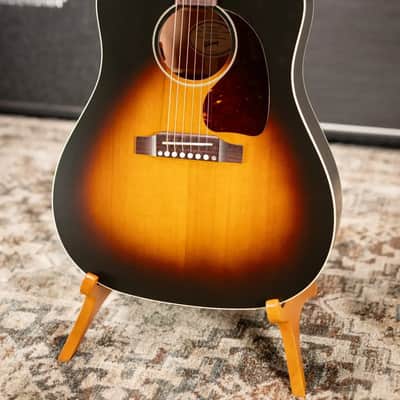 Gibson J-45 Special Acoustic/Electric Guitar - Satin Vintage Sunburst with Gig Bag image 17