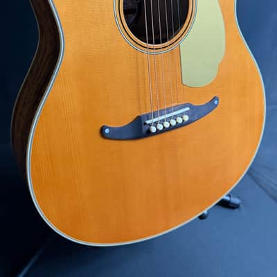 Fender Palomino Vintage Auditorium Acoustic-Electric Guitar Aged Natural w/ OHSC (477) image 3