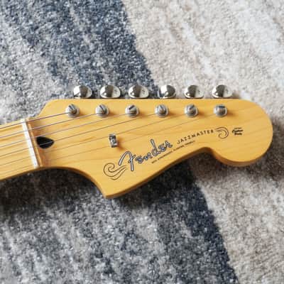 Fender MIJ 2024 Collection Hybrid II Jazzmaster FMT Flame Sunset Orange Transparent Made in Japan image 5