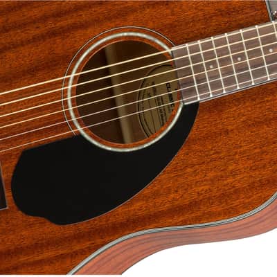Fender CD-60S Solid Top Dreadnought Acoustic Guitar - All Mahogany w/ Hard Case image 5