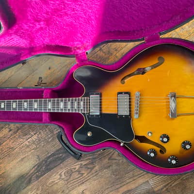 Gibson ES-335TD Left-Handed 1977 - Sunburst image 3