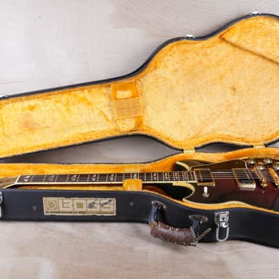 Yamaha SG1600 MIJ 1983 Wine Red Sunburst Vintage Japan w/ Hard Case image 2